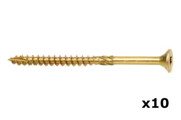 Gehärtete Schraube Schraube zum Verschrauben von Balustraden - TORX 30 - Set 10 Stück